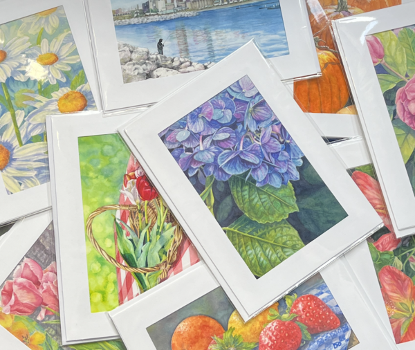 Fine Art Greeting Cards with artwork by award wining artist Laura McMahon